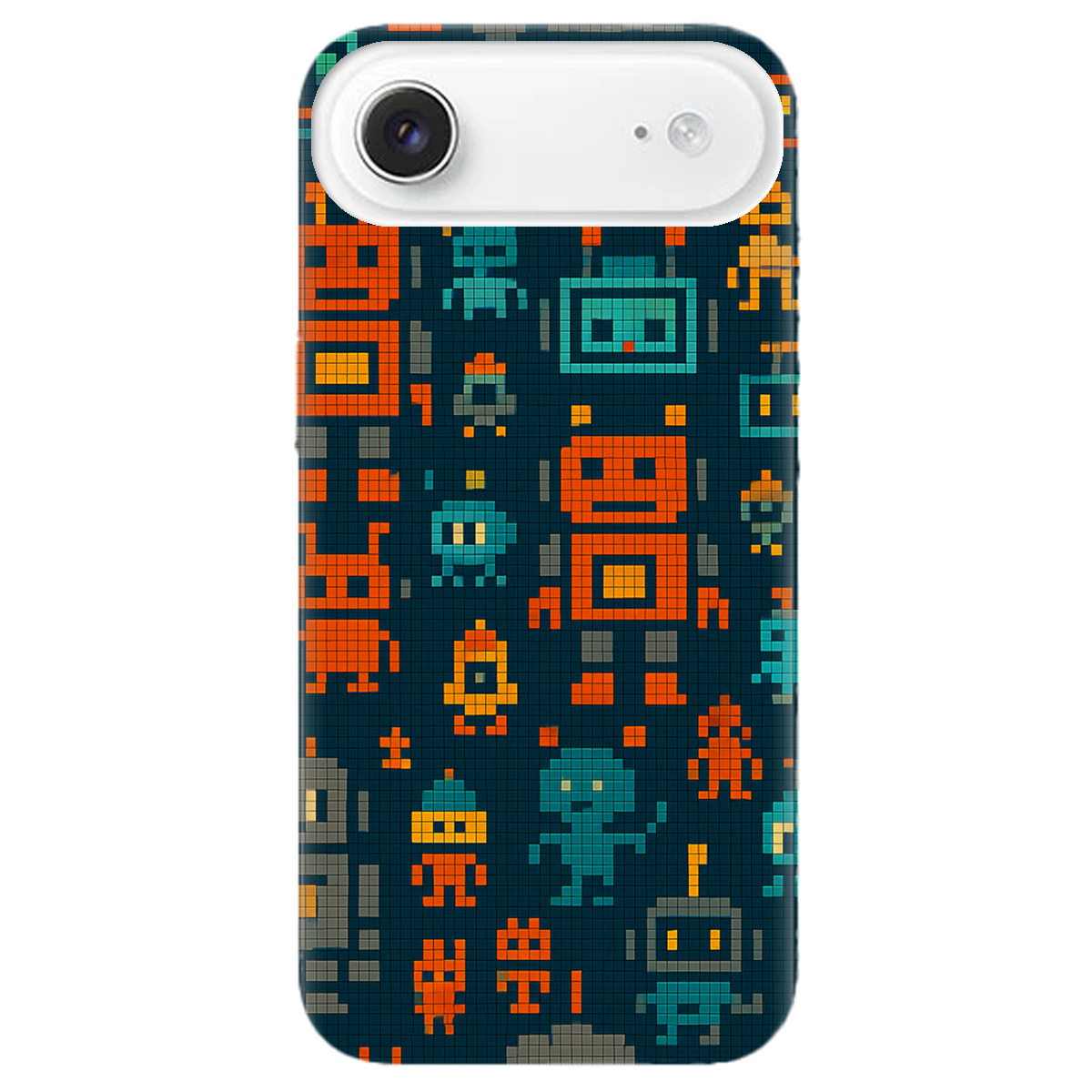 Чехол для Apple iPhone 17 Air прозрачный Пиксельные работы - фото 1 - Чехлы для телефонов