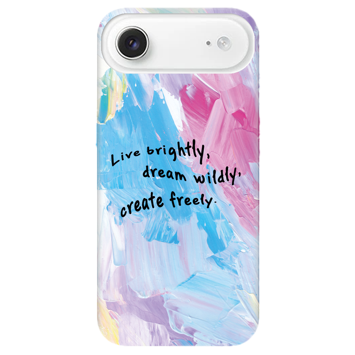 Чехол для Apple iPhone 17 Air прозрачный Живи ярко - фото 1 - Чехлы для телефонов