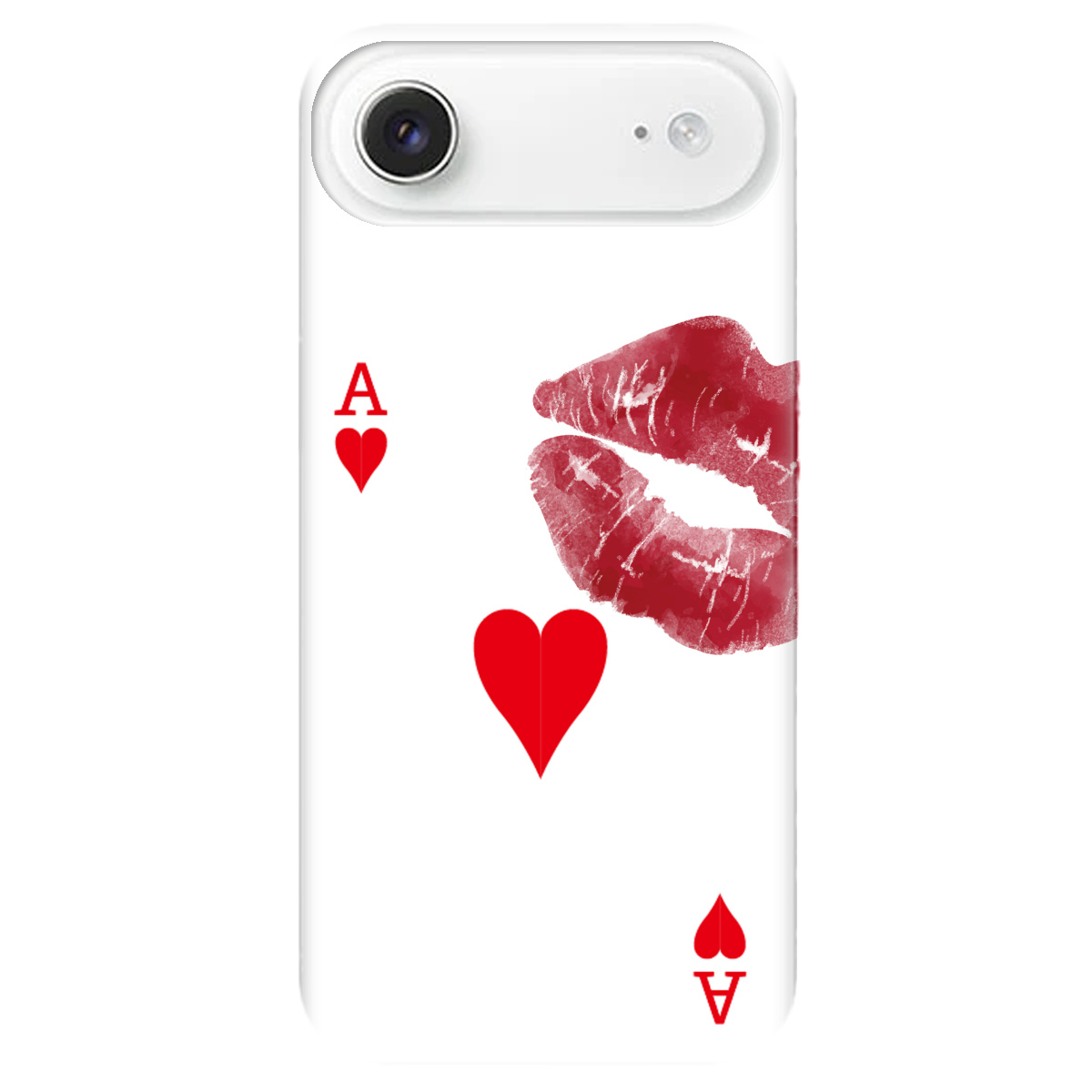 Чехол для Apple iPhone 17 Air прозрачный Червовый поцелуй - фото 1 - Чехлы для телефонов