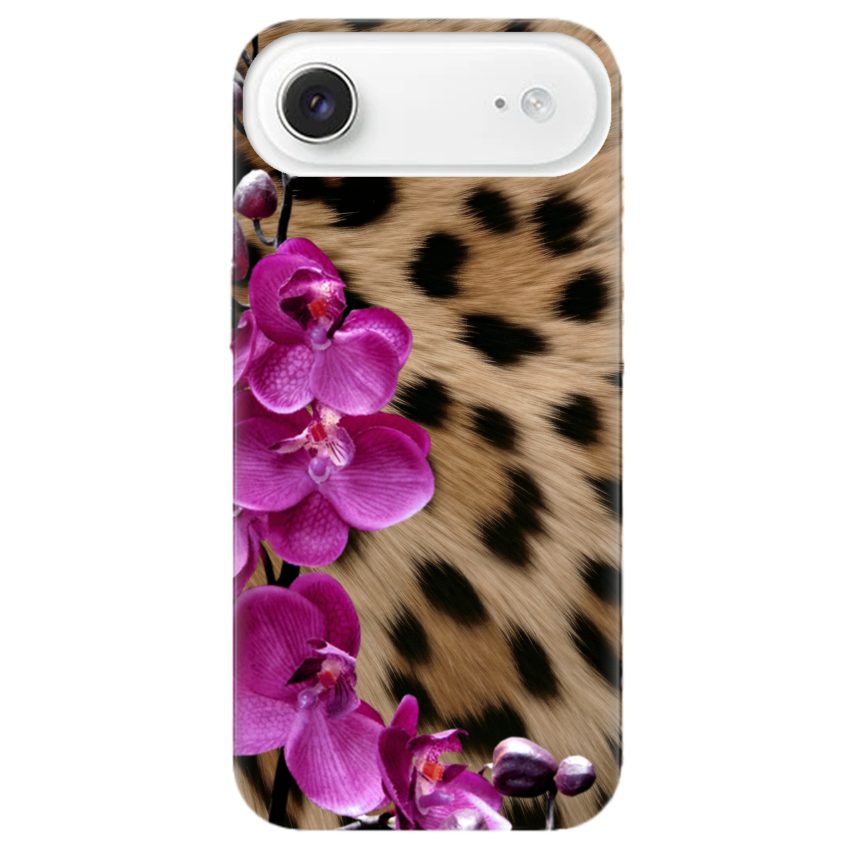 Чехол для Apple iPhone 17 Air прозрачный Дикая орхидея - фото 1 - Чехлы для телефонов