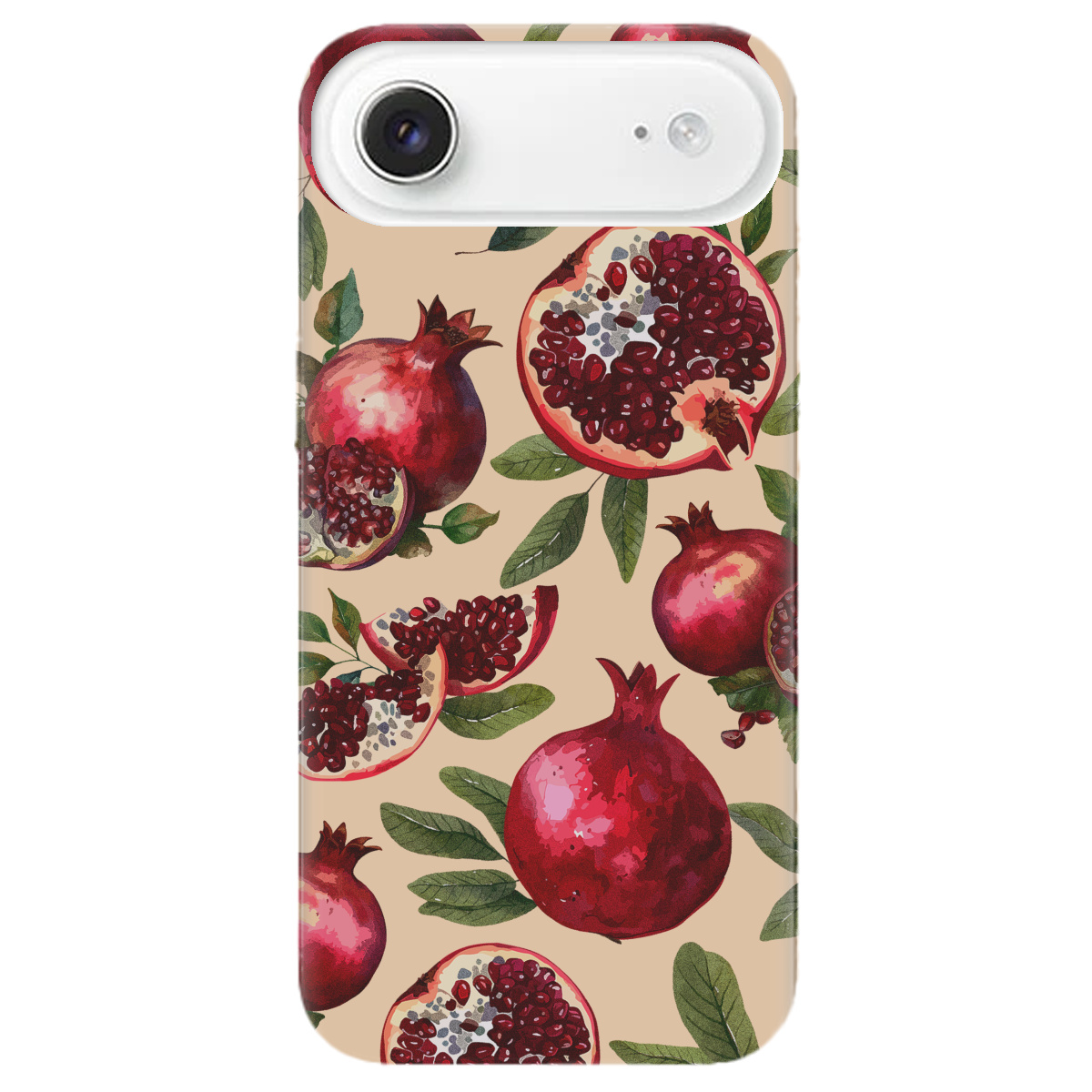 Чехол для Apple iPhone 17 Air прозрачный Гранатовая страсть - фото 1 - Чехлы для телефонов