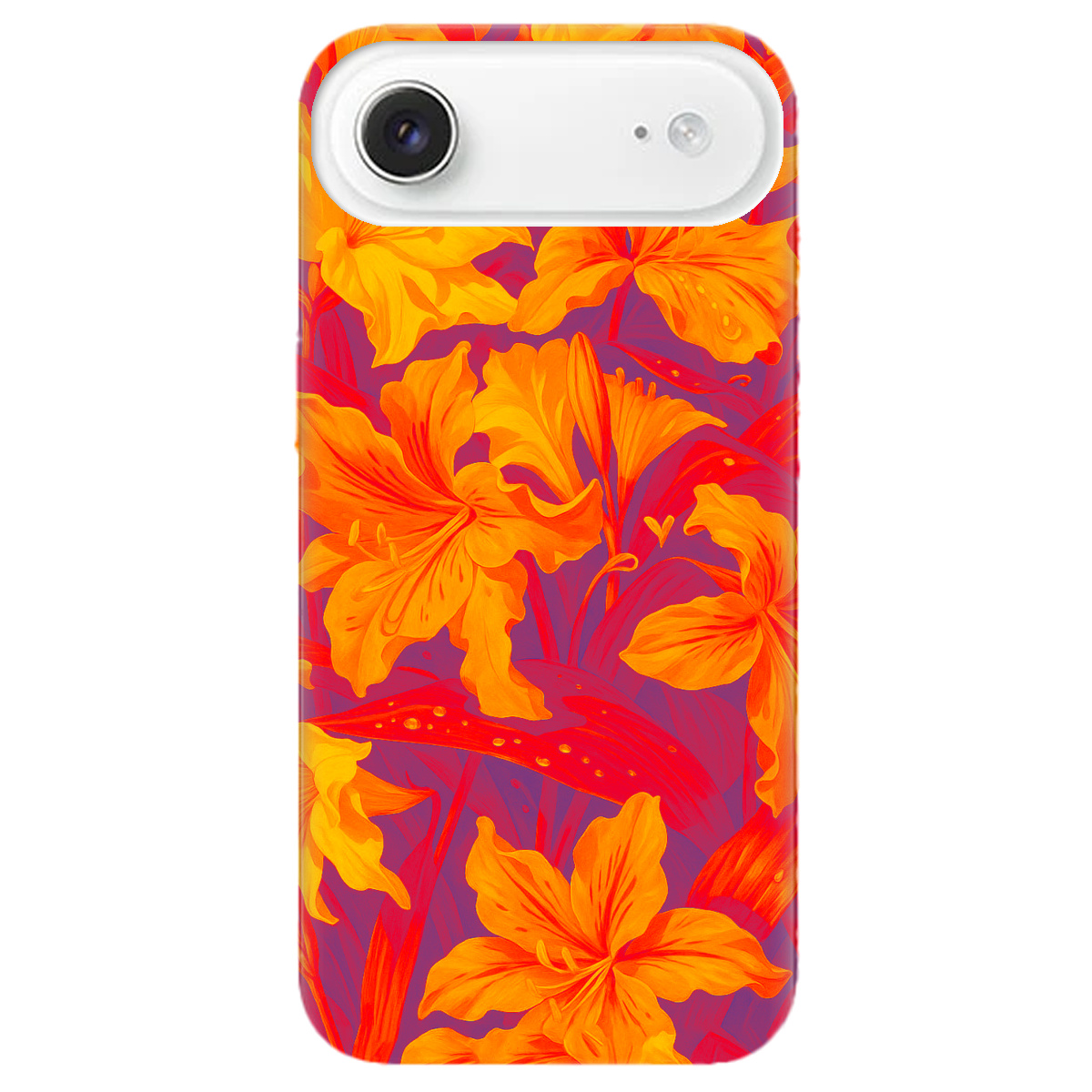 Чехол для Apple iPhone 17 Air прозрачный Динамика красок - фото 1 - Чехлы для телефонов