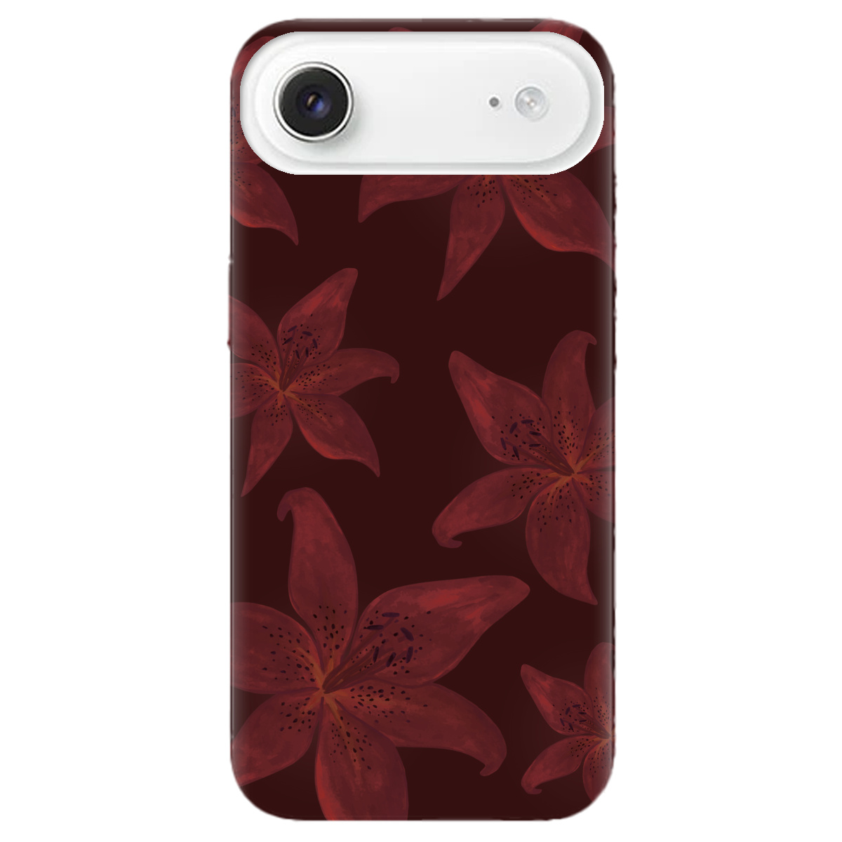 Чехол для Apple iPhone 17 Air прозрачный Шепот лилий - фото 1 - Чехлы для телефонов