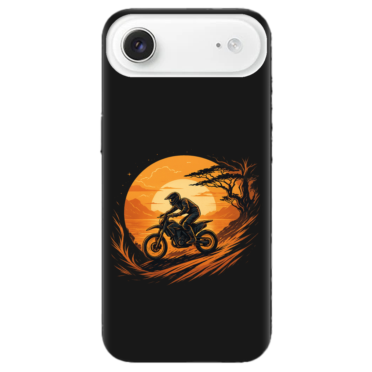 Чехол для Apple iPhone 17 Air черный матовый soft touch БайкПуть - фото 1 - Чехлы для телефонов