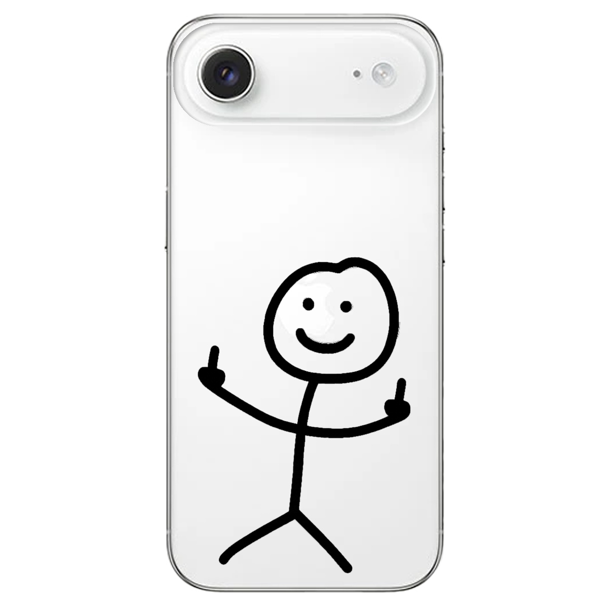 Чехол для Apple iPhone 17 Air прозрачный Без слов - фото 1 - Чехлы для телефонов