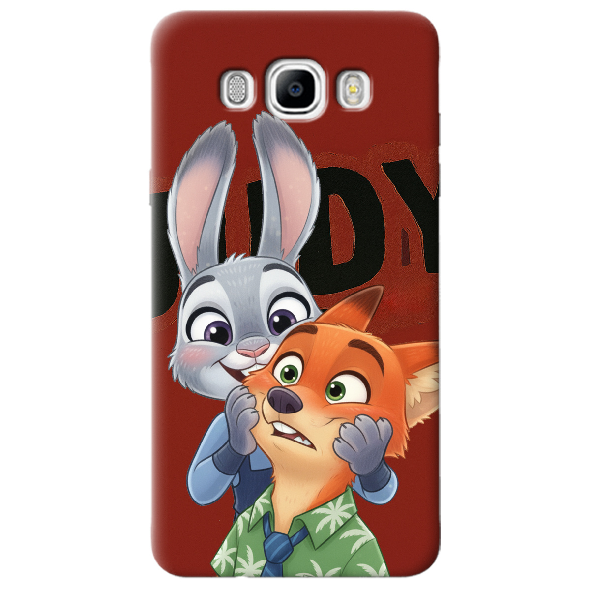 Чохол для Samsung Galaxy J7 2016 прозорий Зоотрополіс Джуді та Нік - фото 1 - Чохли для телефонів