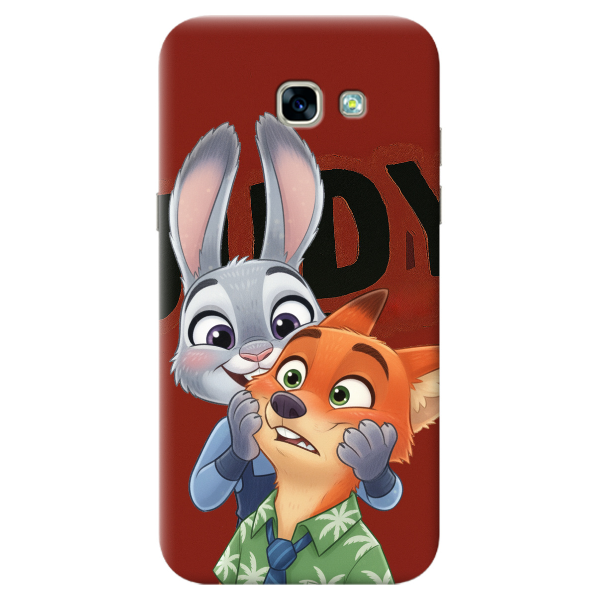 Чехол для Samsung Galaxy A5 2017 прозрачный Зоотрополис Джуди и Ник - фото 1 - Чехлы для телефонов