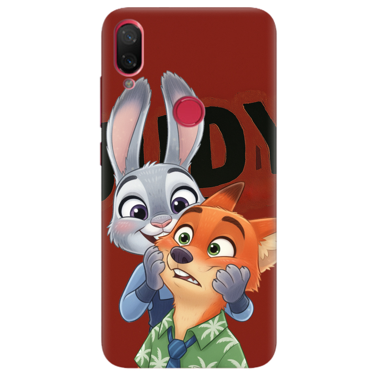 Чохол для Xiaomi Mi Play прозорий Зоотрополіс Джуді та Нік - фото 1 - Чохли для телефонів