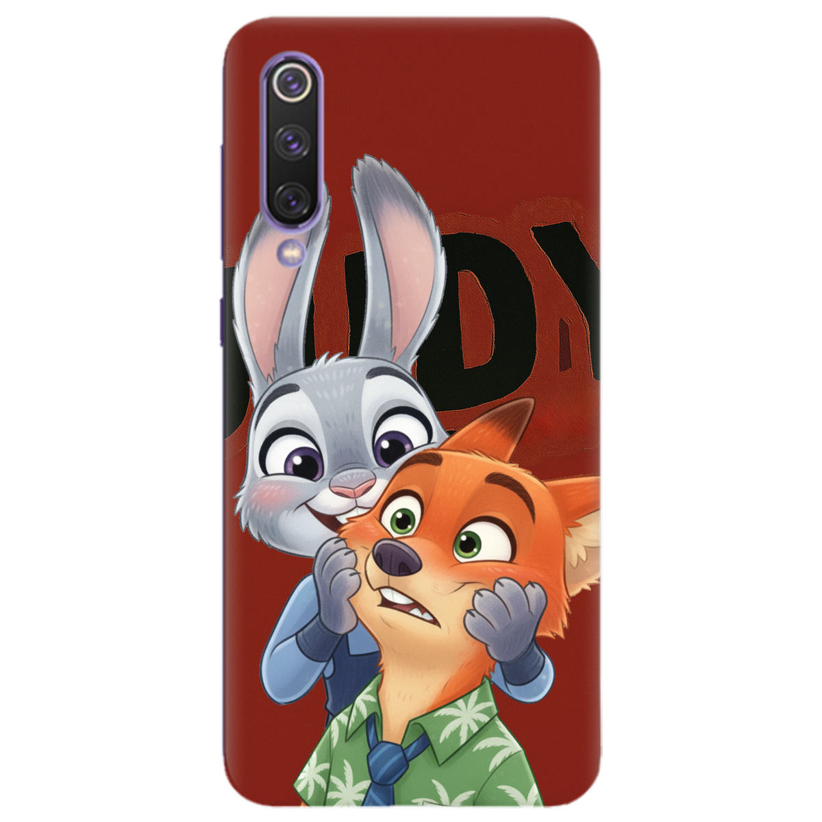 Чохол для Xiaomi Mi 9 SE прозорий Зоотрополіс Джуді та Нік - фото 1 - Чохли для телефонів