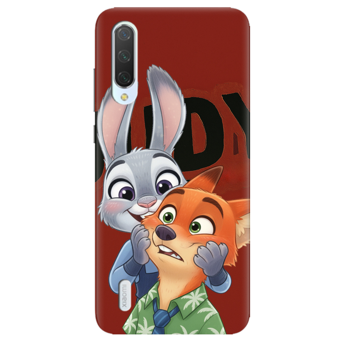 Чохол для Xiaomi Mi 9 Lite прозорий Зоотрополіс Джуді та Нік - фото 1 - Чохли для телефонів