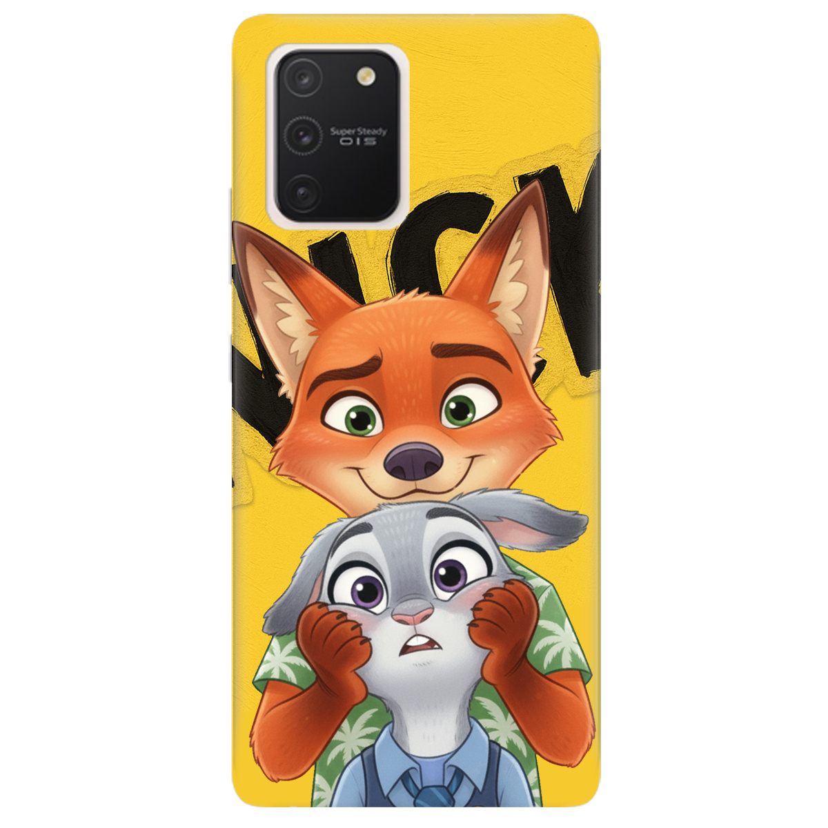 Чохол для Samsung Galaxy S10 Lite прозорий Зоотрополіс Нік та Джуді - фото 1 - Чохли для телефонів