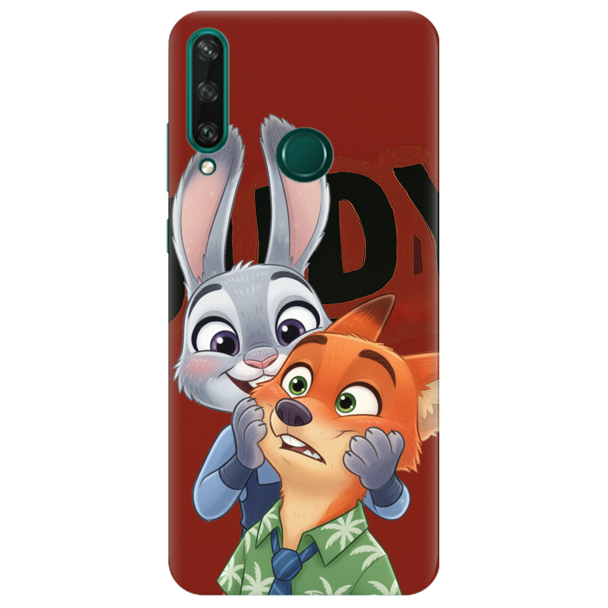 Чохол для Huawei Y6p прозорий Зоотрополіс Джуді та Нік - фото 1 - Чохли для телефонів