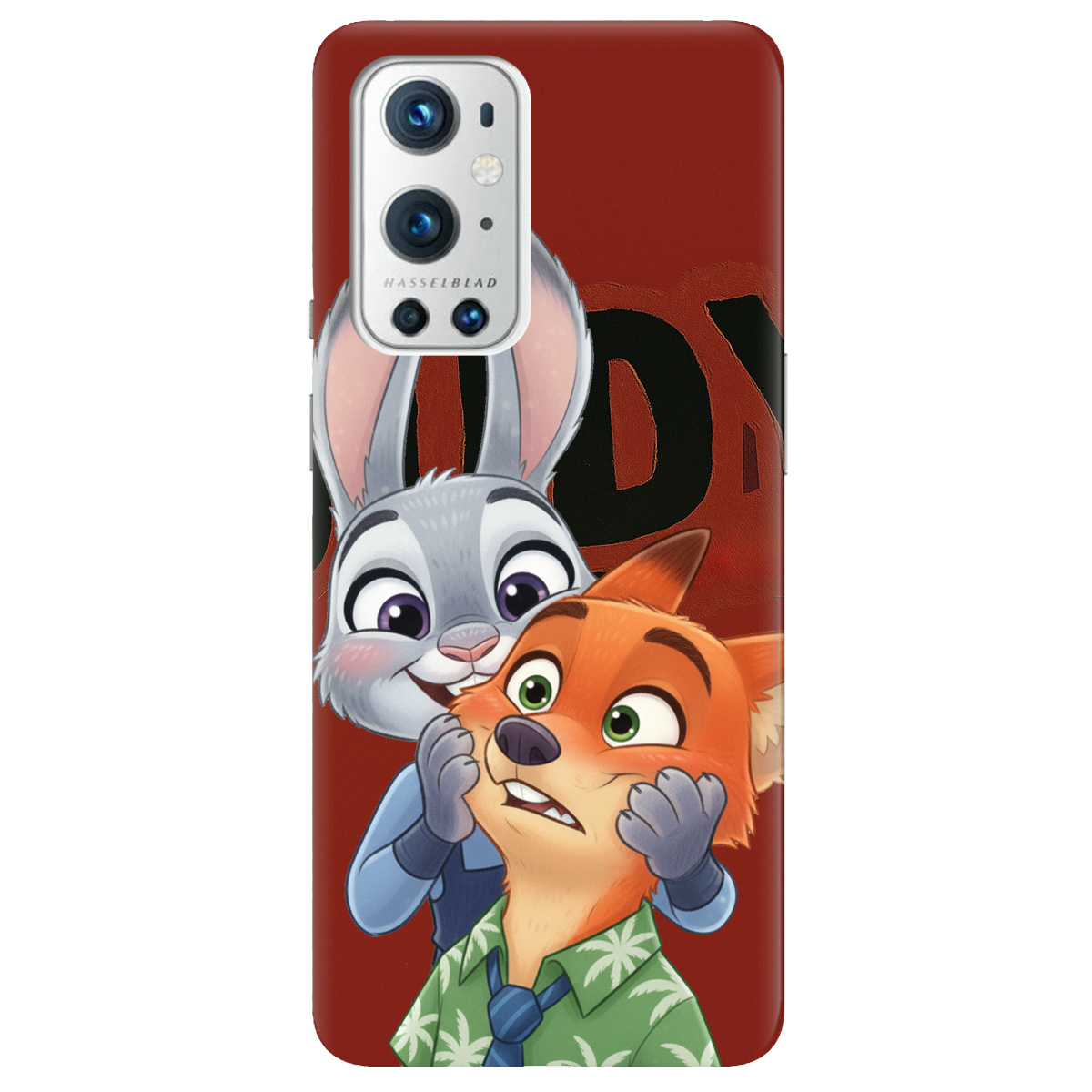 Чохол для OnePlus 9 Pro прозорий Зоотрополіс Джуді та Нік - фото 1 - Чохли для телефонів