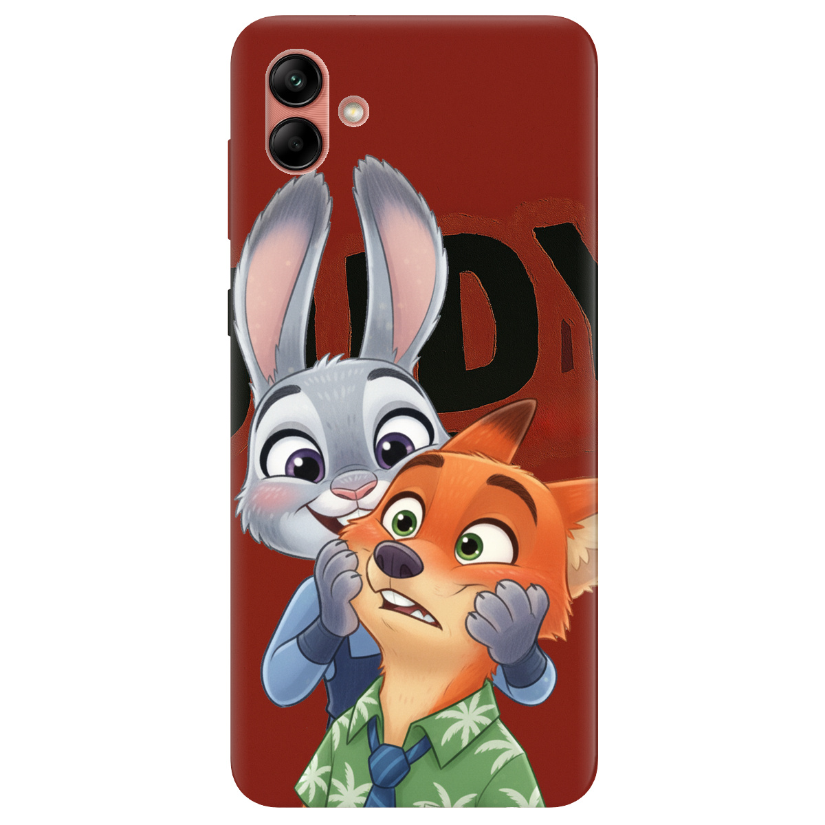 Чохол для Samsung Galaxy A04 прозорий Зоотрополіс Джуді та Нік - фото 1 - Чохли для телефонів