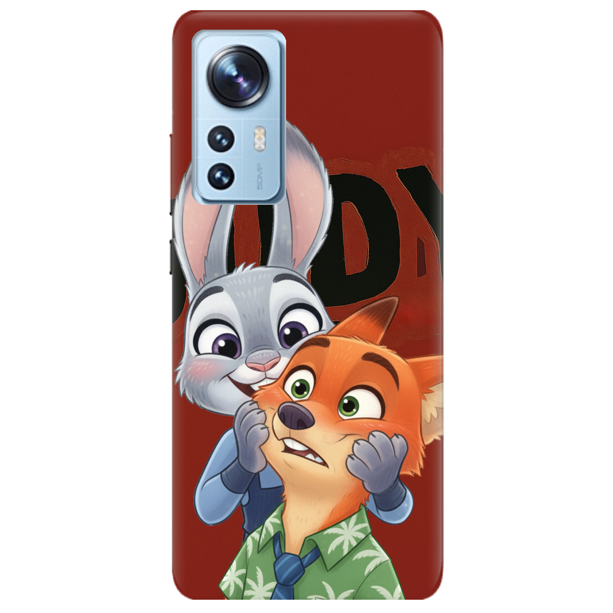 Чохол для Xiaomi 12 прозорий Зоотрополіс Джуді та Нік - фото 1 - Чохли для телефонів