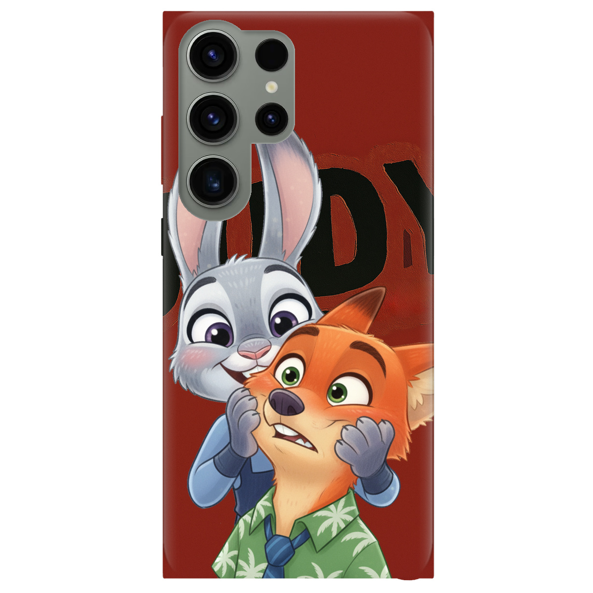 Чехол для Samsung Galaxy S23 Ultra прозрачный Зоотрополис Джуди и Ник - фото 1 - Чехлы для телефонов
