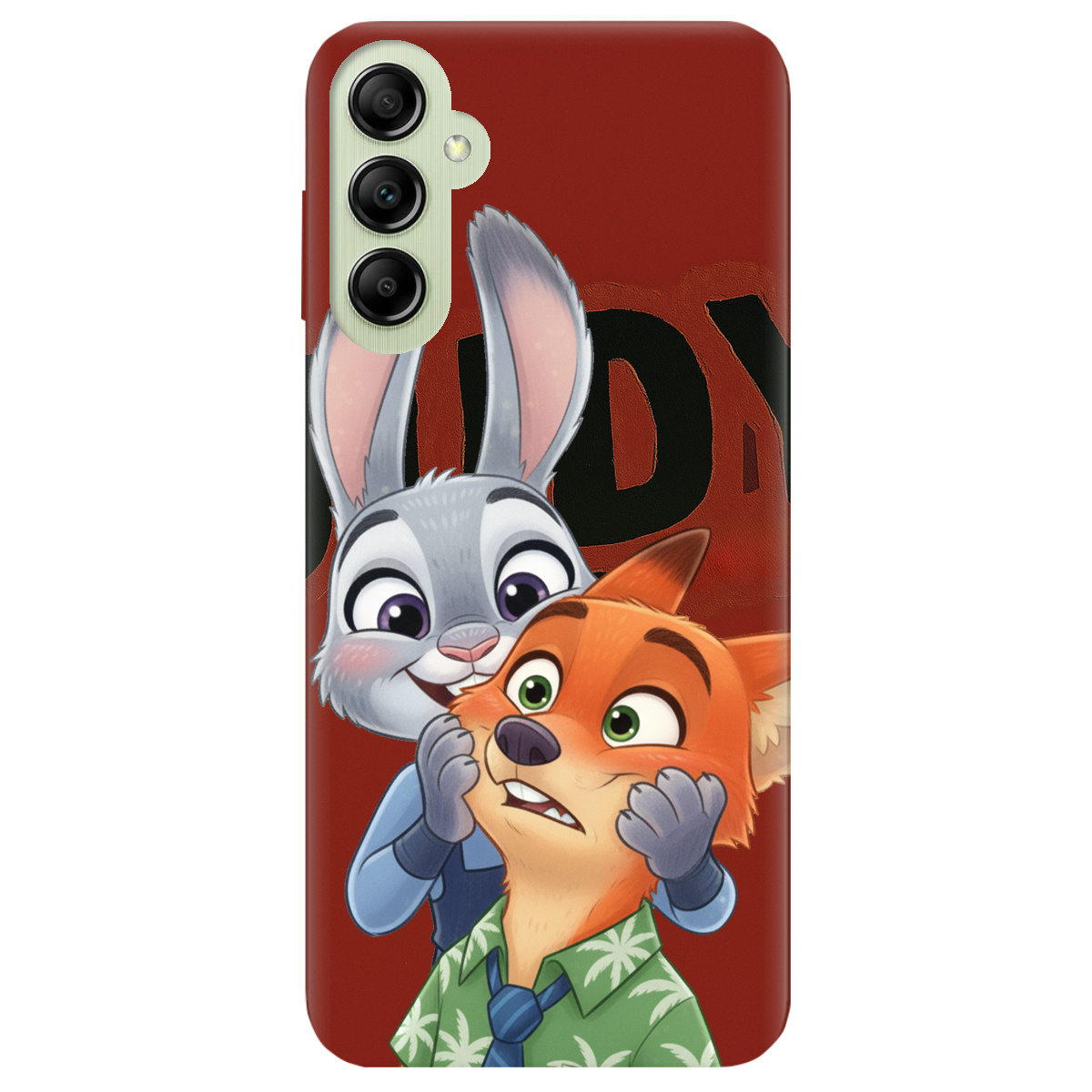 Чохол для Samsung Galaxy A14 прозорий Зоотрополіс Джуді та Нік - фото 1 - Чохли для телефонів