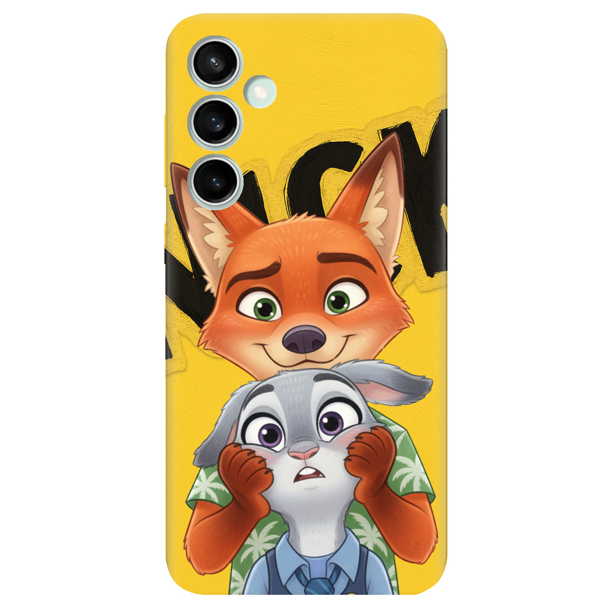 Чохол для Samsung Galaxy S23 FE прозорий Зоотрополіс Нік та Джуді - фото 1 - Чохли для телефонів