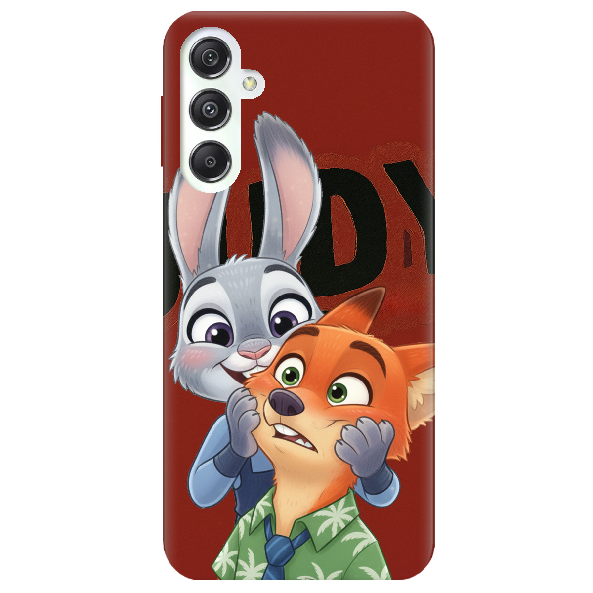 Чехол для Samsung Galaxy M34 5G прозрачный Зоотрополис Джуди и Ник - фото 1 - Чехлы для телефонов