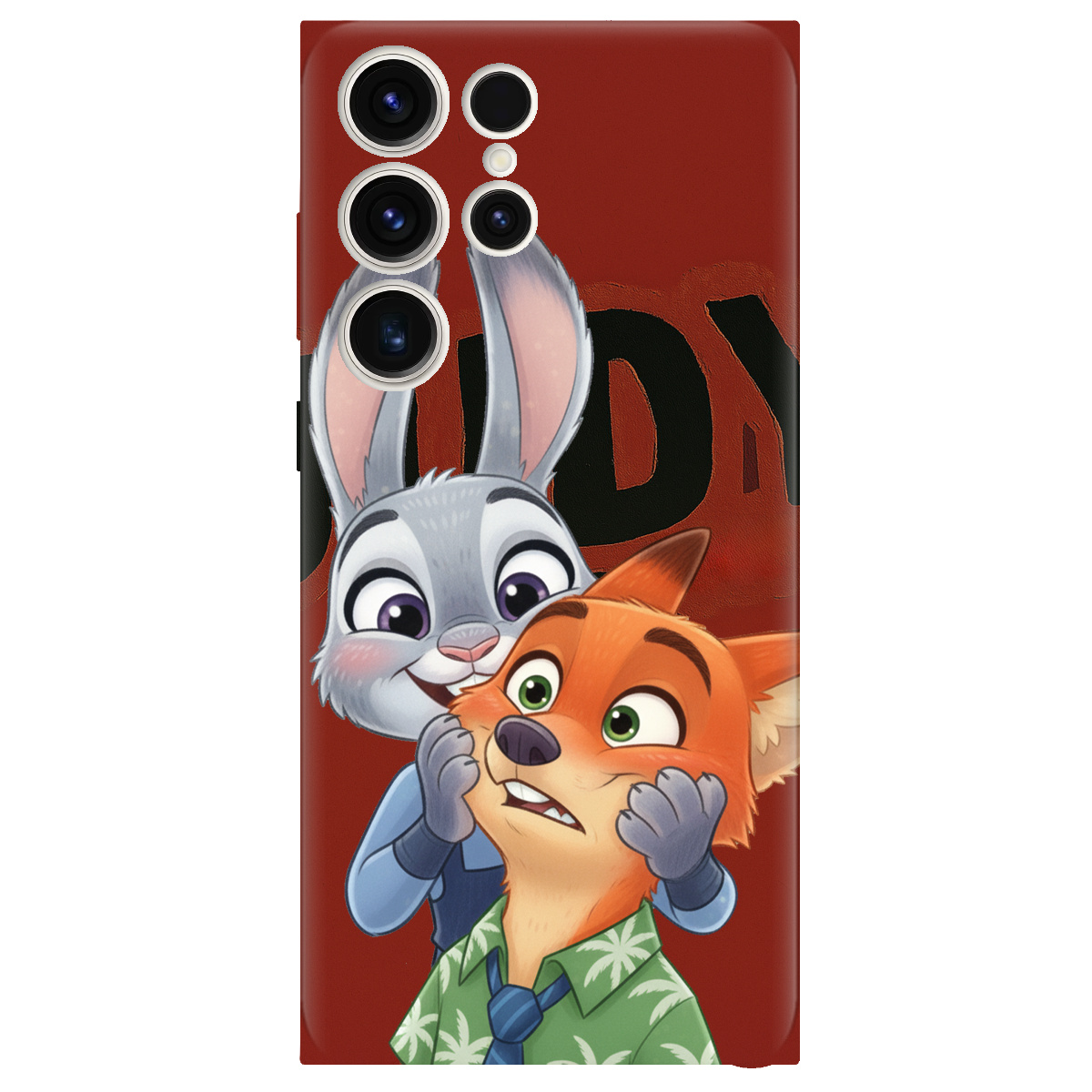 Чехол для Samsung Galaxy S25 Ultra прозрачный Зоотрополис Джуди и Ник - фото 1 - Чехлы для телефонов