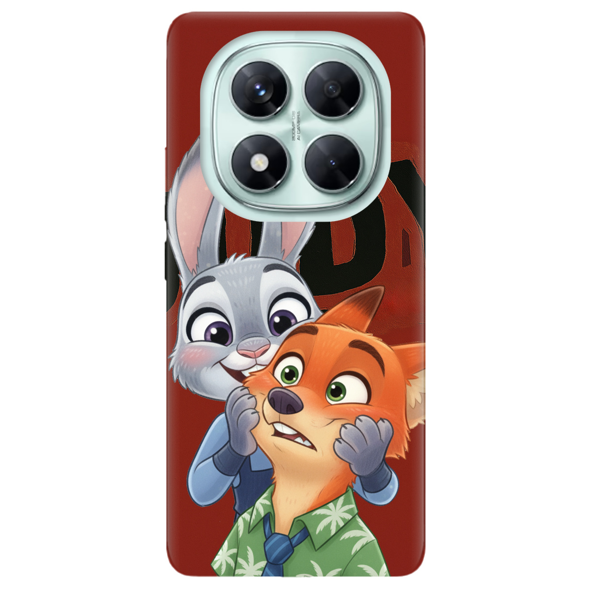 Чохол для Xiaomi Redmi Note 14 Pro 5G прозорий Зоотрополіс Джуді та Нік - фото 1 - Чохли для телефонів