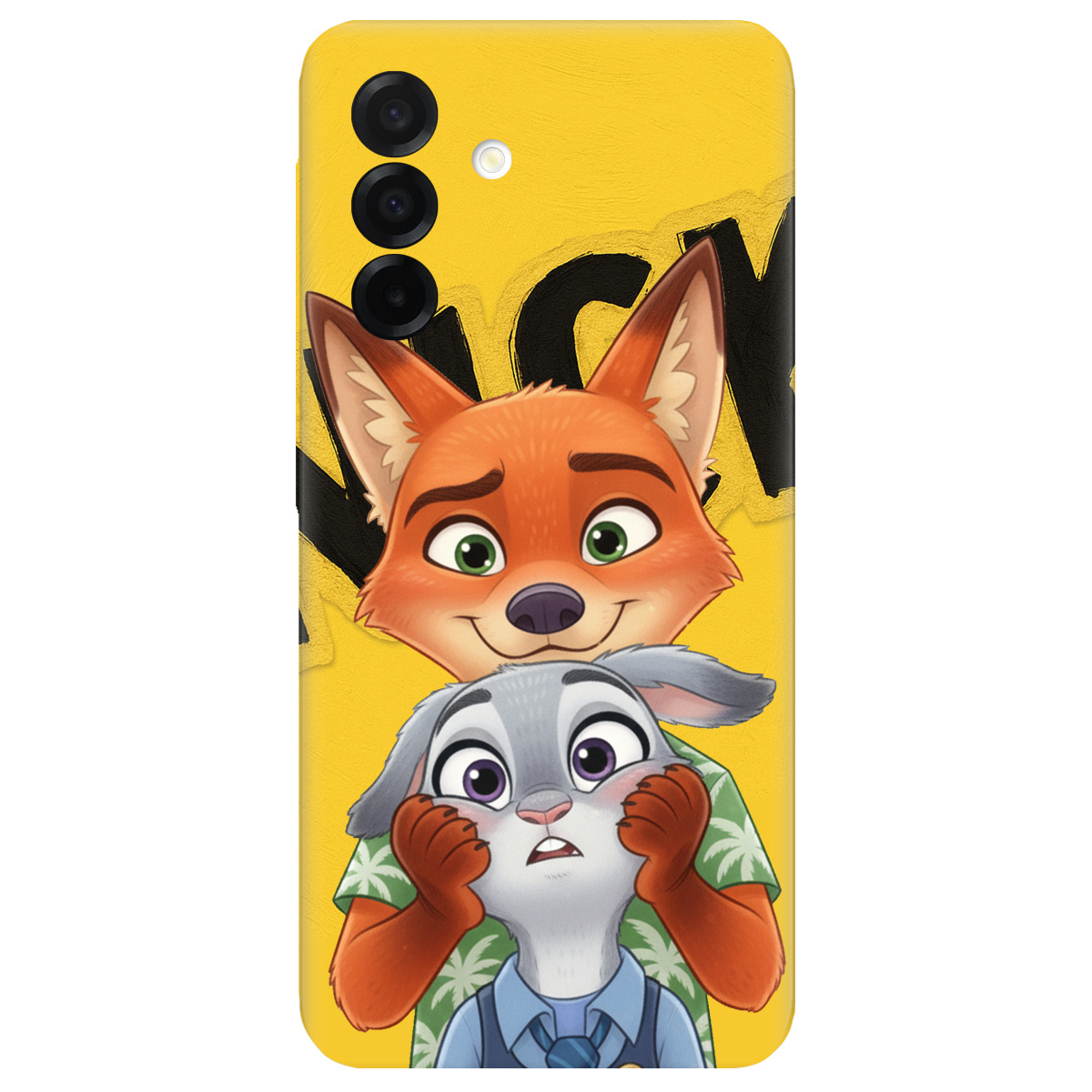 Чохол для Samsung Galaxy A26 5G прозорий Зоотрополіс Нік та Джуді - фото 1 - Чохли для телефонів
