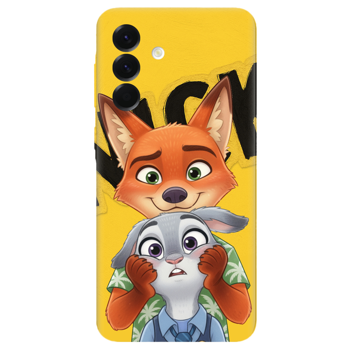 Чохол для Samsung Galaxy A56 5G прозорий Зоотрополіс Нік та Джуді - фото 1 - Чохли для телефонів
