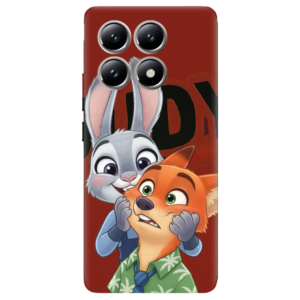 Чохол для Xiaomi 14T прозорий Зоотрополіс Джуді та Нік - фото 1 - Чохли для телефонів