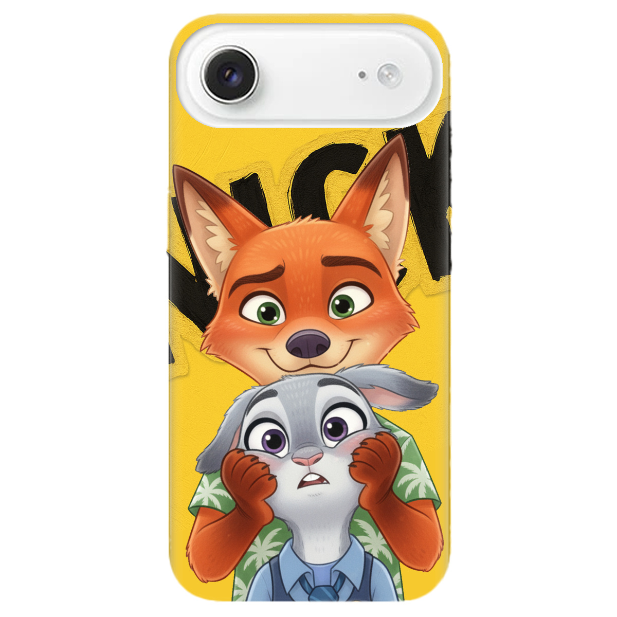 Чехол для Apple iPhone 17 Air прозрачный Зоотрополис Ник и Джуди - фото 1 - Чехлы для телефонов