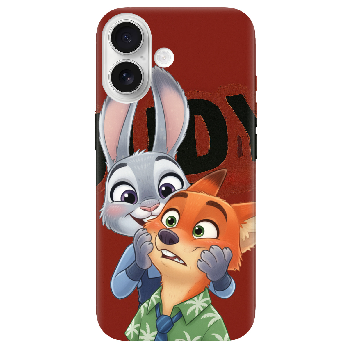 Чехол для Apple iPhone 17 прозрачный Зоотрополис Джуди и Ник - фото 1 - Чехлы для телефонов