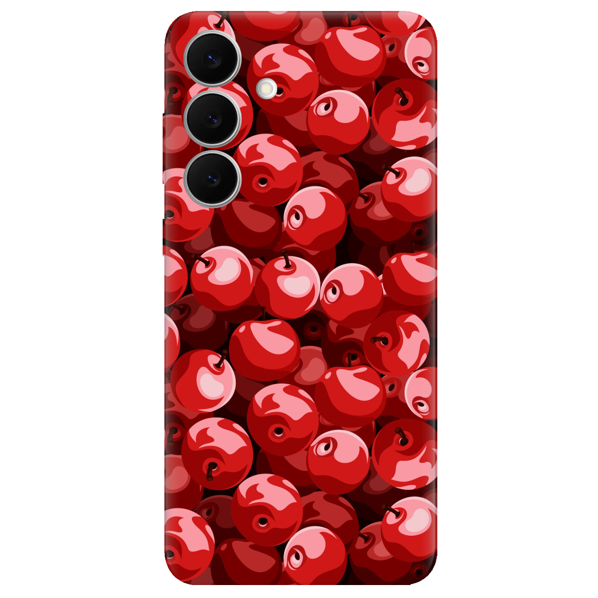 Чехол для Samsung Galaxy S25 FE прозрачный Cherry - фото 1 - Чехлы для телефонов