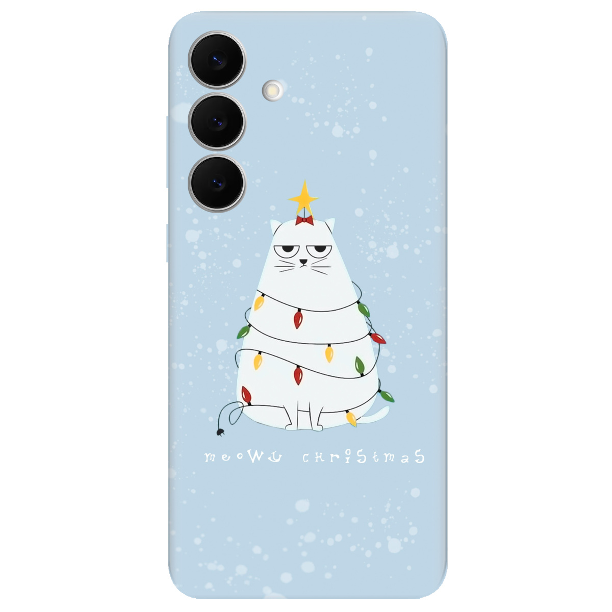 Чехол для Samsung Galaxy S25 FE прозрачный Meowy - фото 1 - Чехлы для телефонов