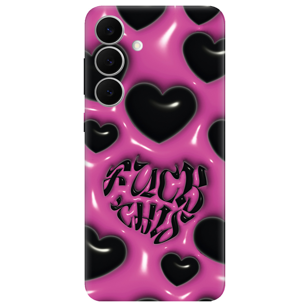 Чехол для Samsung Galaxy S25 FE прозрачный Зухвалі серця - фото 1 - Чехлы для телефонов