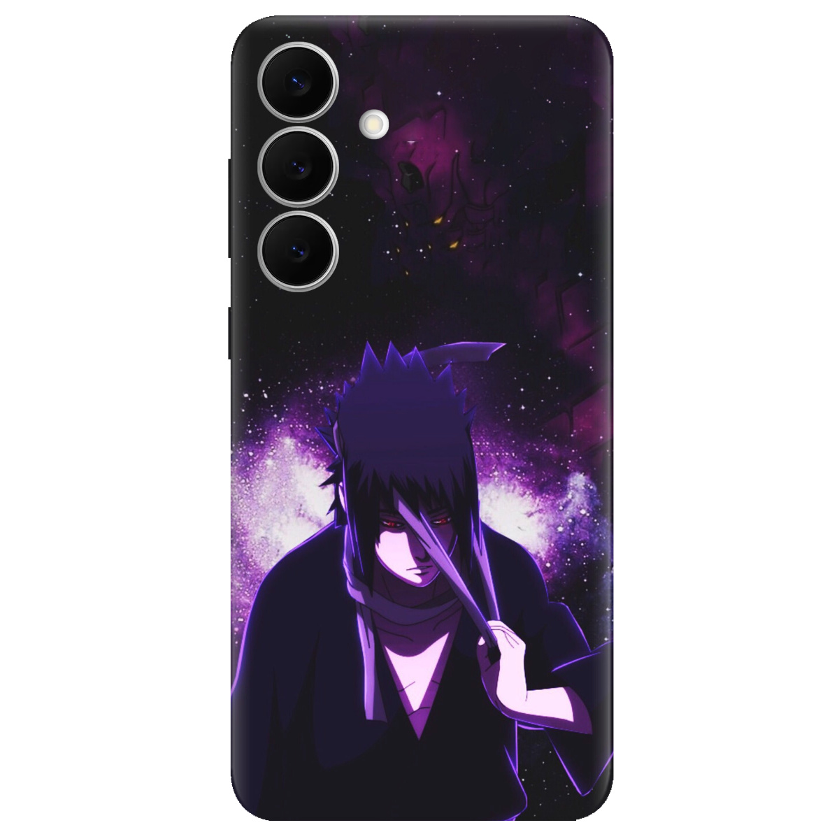 Чехол для Samsung Galaxy S25 FE прозрачный Сасуке - фото 1 - Чехлы для телефонов