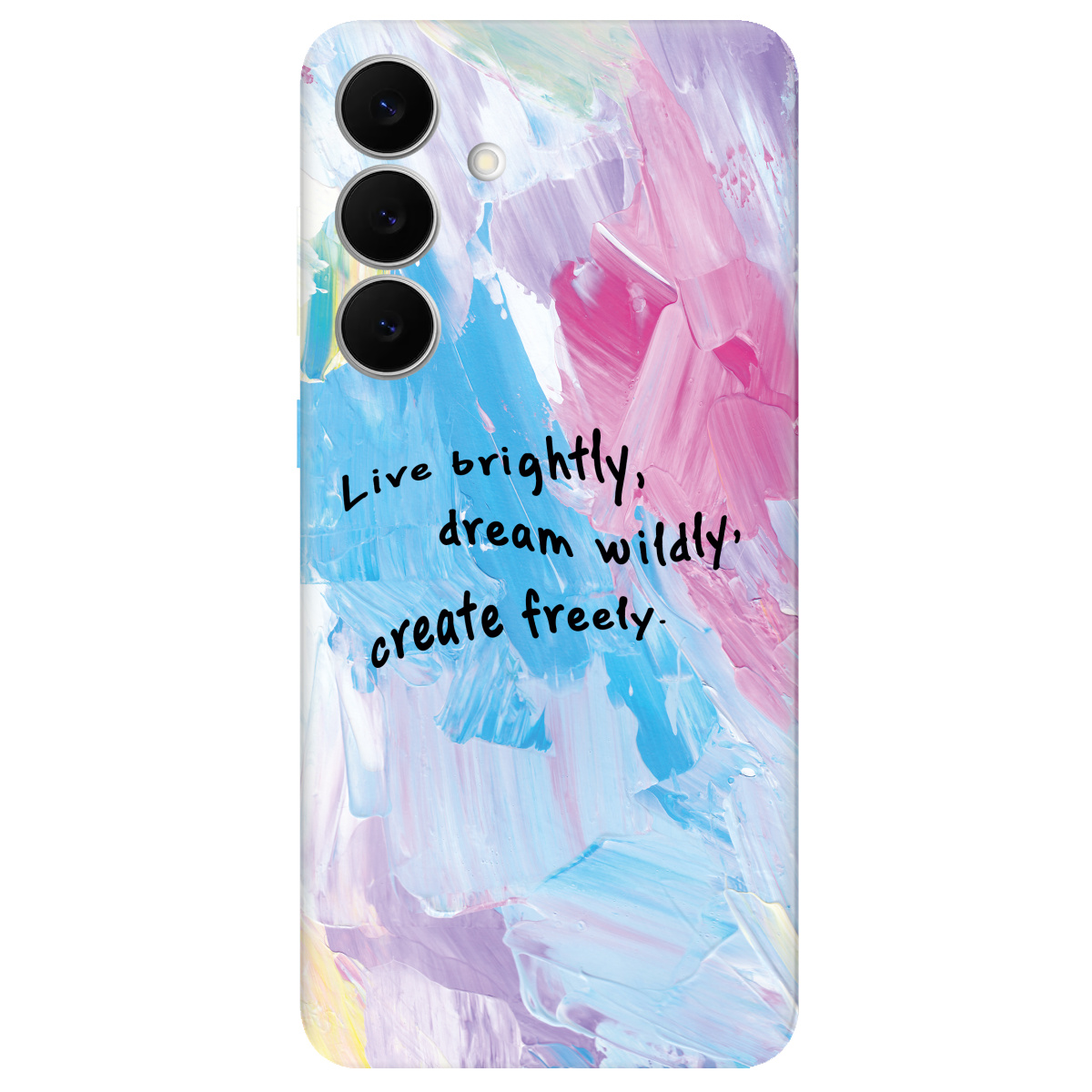 Чохол для Samsung Galaxy S25 FE прозорий Живи яскраво - фото 1 - Чохли для телефонів