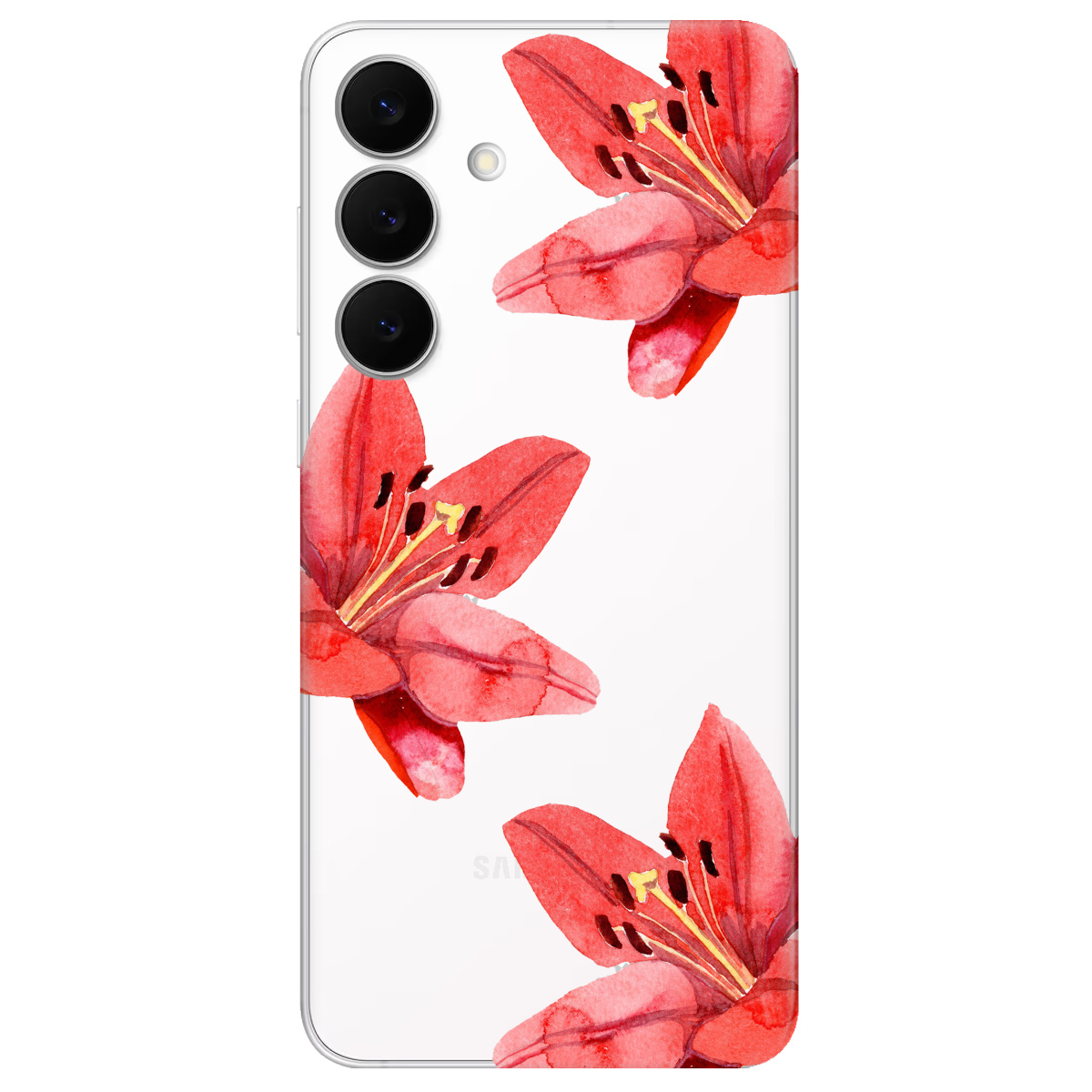 Чохол для Samsung Galaxy S25 FE прозорий Чарівний цвіт - фото 1 - Чохли для телефонів