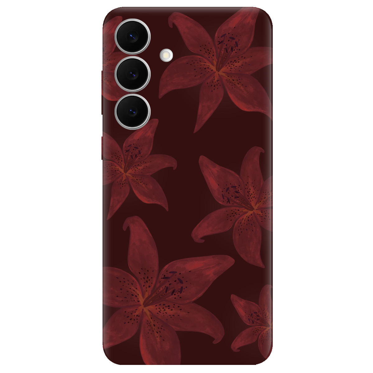 Чехол для Samsung Galaxy S25 FE прозрачный Шепот лилий - фото 1 - Чехлы для телефонов