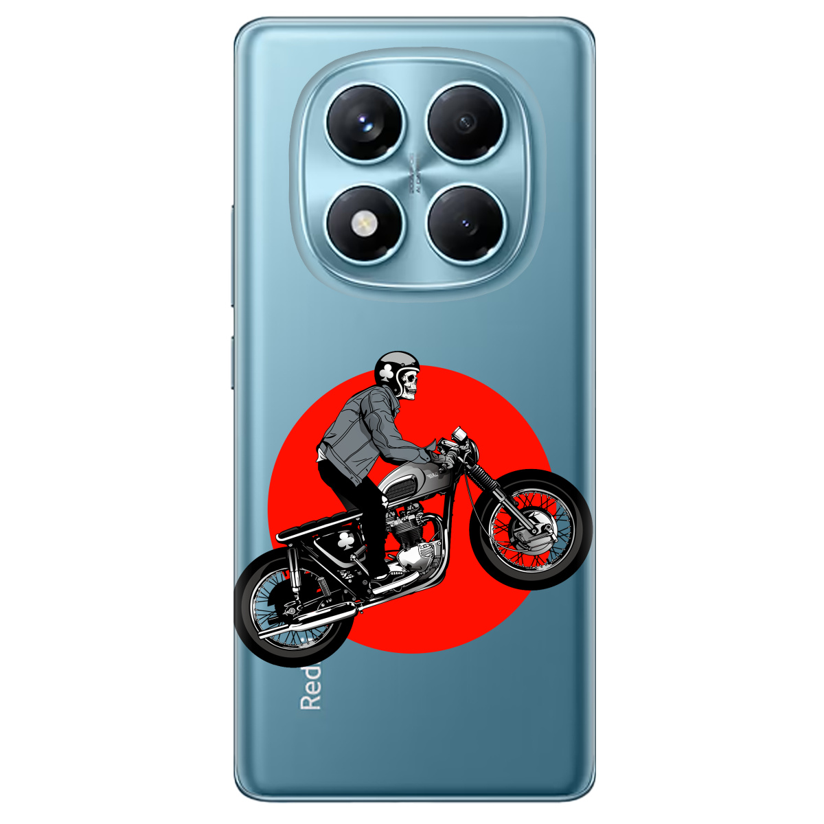 Чохол для Xiaomi Redmi Note 14 Pro 4G прозорий Крути ручку - фото 1 - Чохли для телефонів