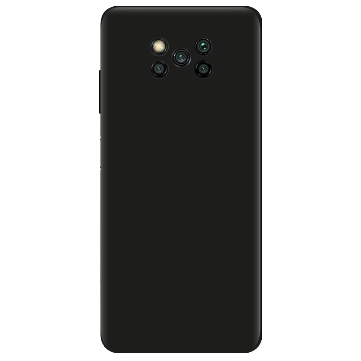 Чехол для Xiaomi Poco X3 черный матовый soft touch - фото 1 - Чехлы для телефонов