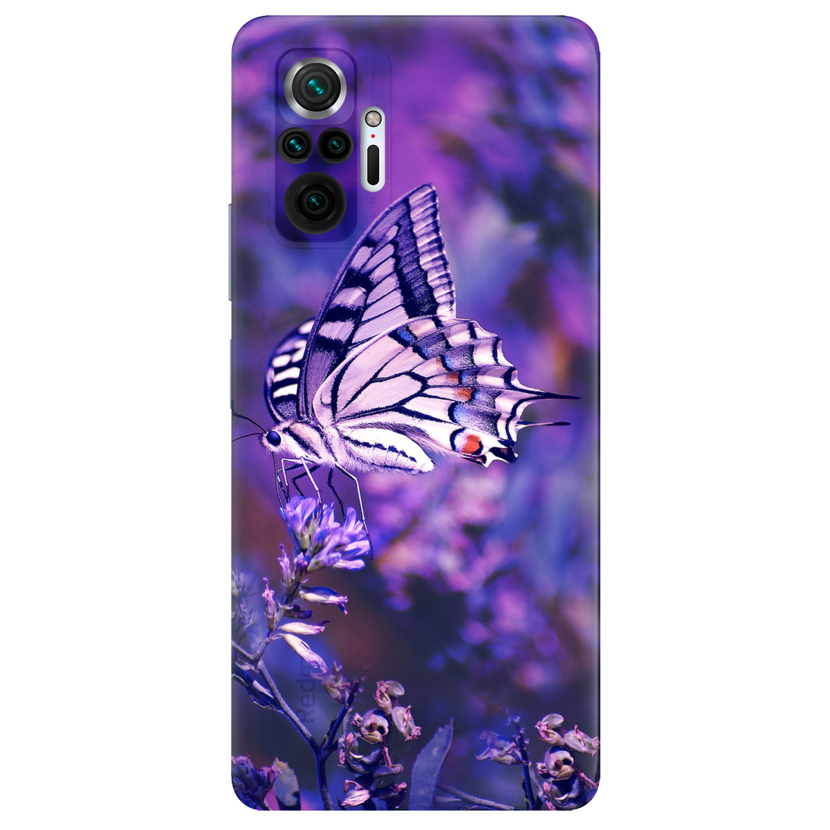 Чехол для Xiaomi Redmi Note 10 Pro прозрачный Farfalla - фото 1 - Чехлы для телефонов