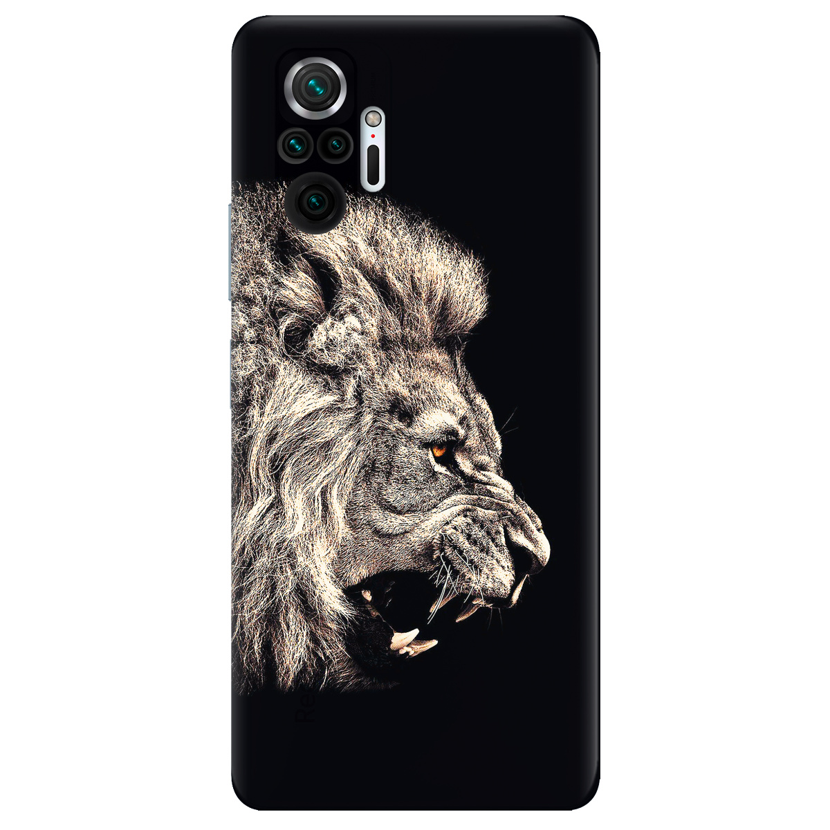 Чехол для Xiaomi Redmi Note 10 Pro прозрачный LION - фото 1 - Чехлы для телефонов