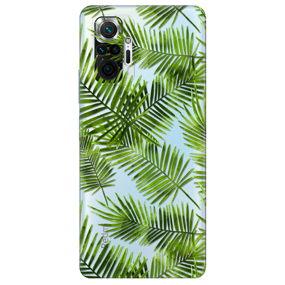 Чохол для Xiaomi Redmi Note 10 Pro прозорий Palm - фото 1 - Чохли для телефонів