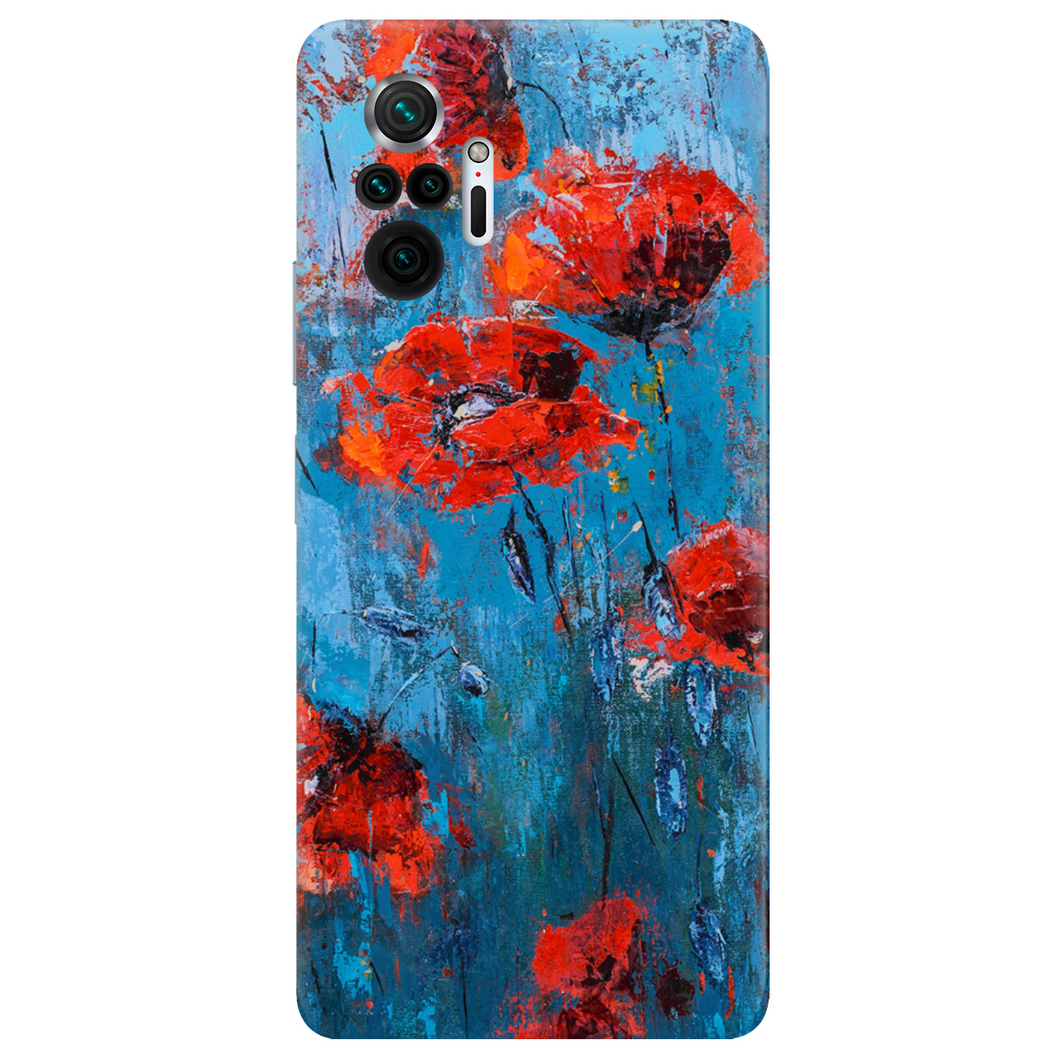 Чехол для Xiaomi Redmi Note 10 Pro прозрачный Maki - фото 1 - Чехлы для телефонов