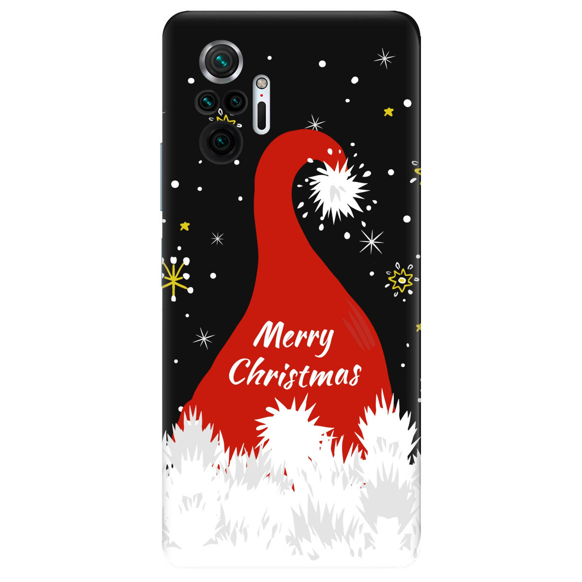 Чехол для Xiaomi Redmi Note 10 Pro прозрачный Santa - фото 1 - Чехлы для телефонов