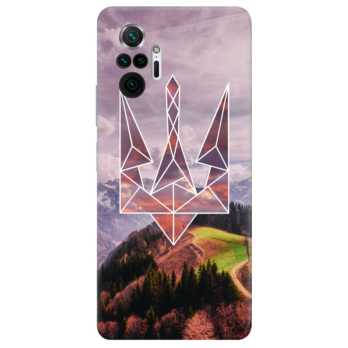 Чехол для Xiaomi Redmi Note 10 Pro прозрачный Ukraine - фото 1 - Чехлы для телефонов