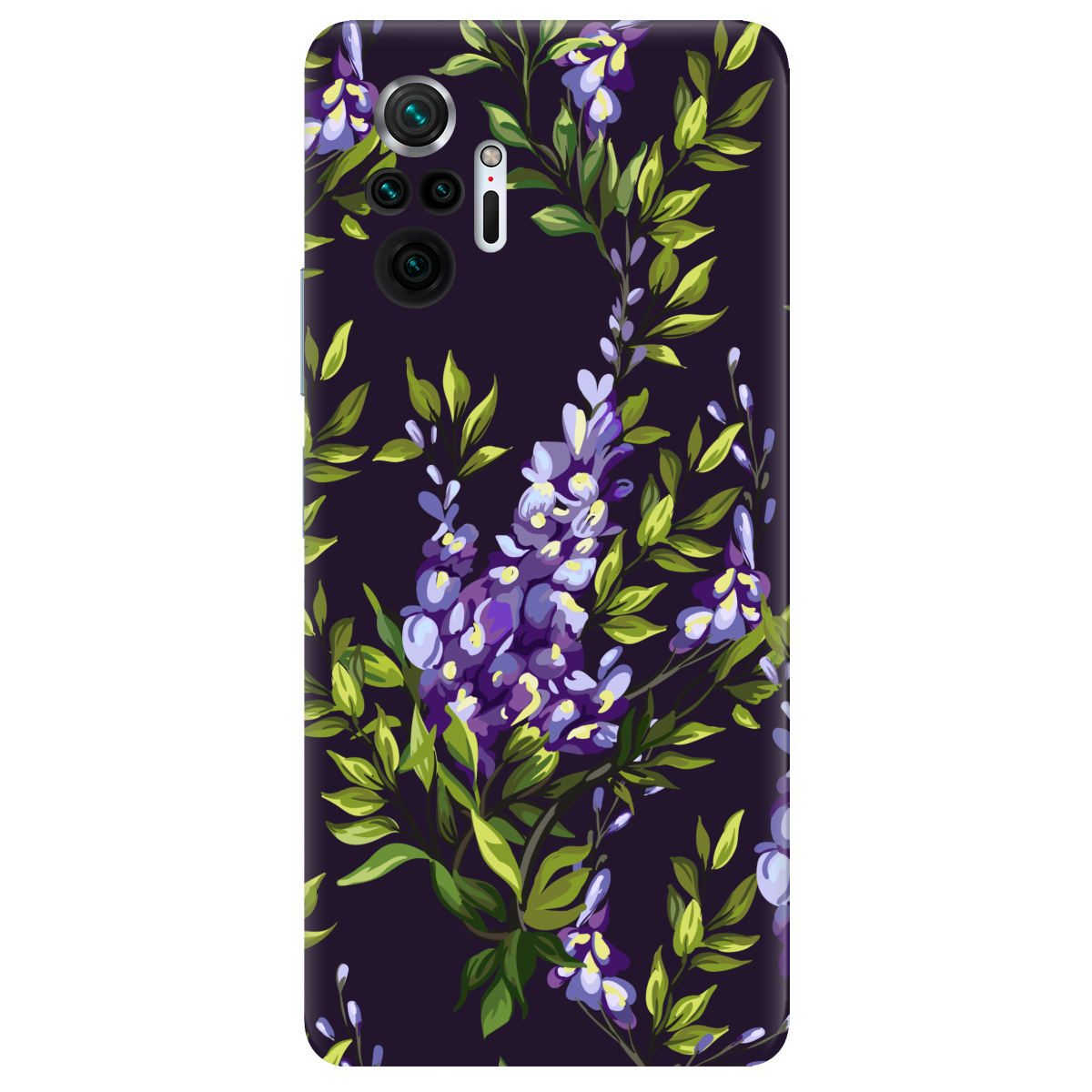 Чохол для Xiaomi Redmi Note 10 Pro прозорий Violet - фото 1 - Чохли для телефонів