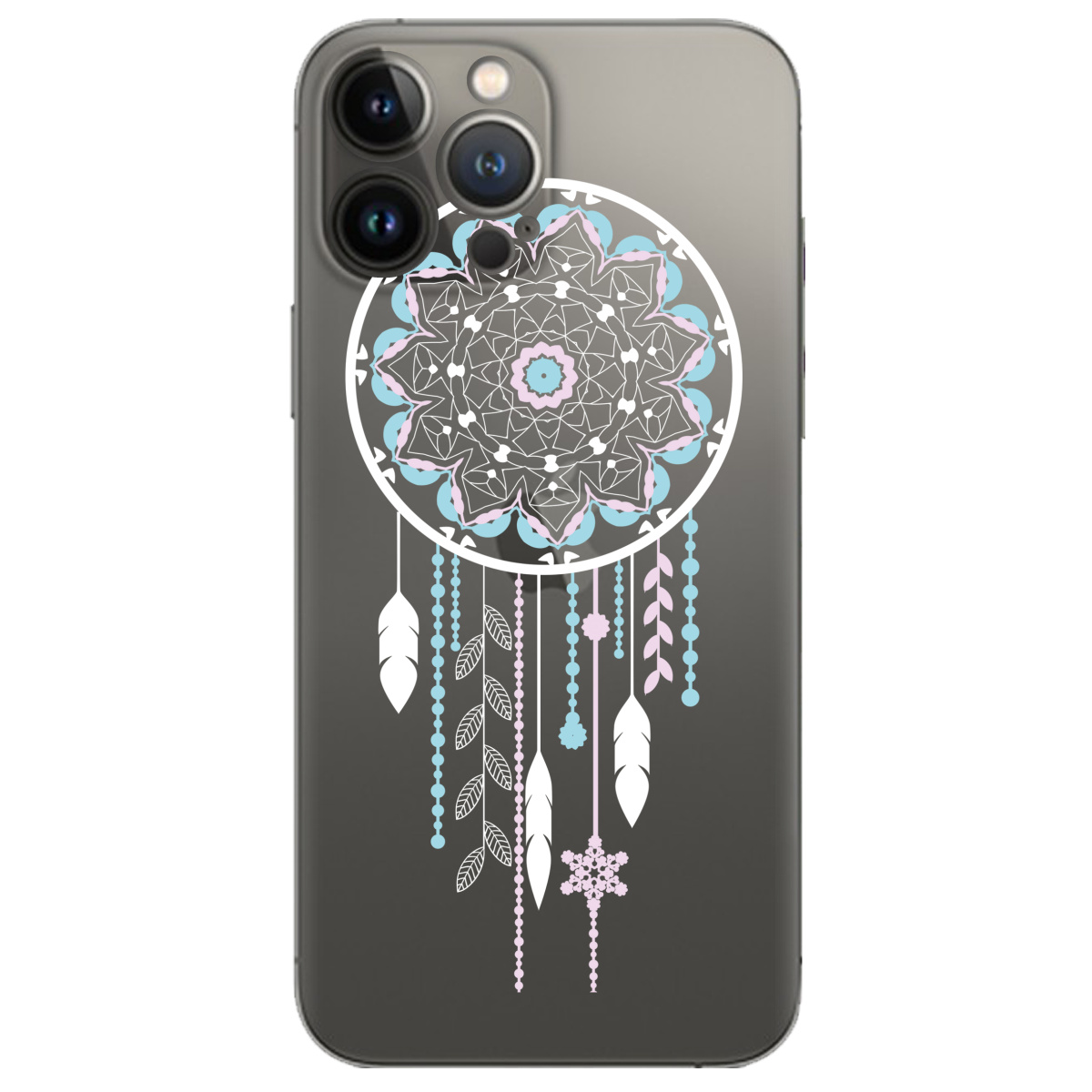 Чохол для Apple iPhone 13 Pro прозорий Ловець снів - фото 1 - Чохли для телефонів