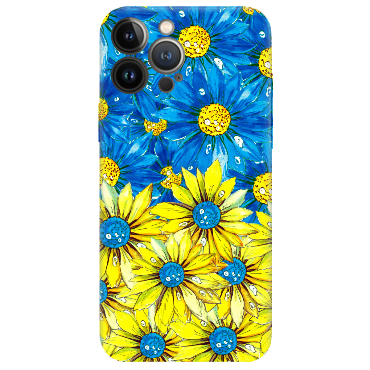 Чехол для Apple iPhone 13 Pro прозрачный Kvitka - фото 1 - Чехлы для телефонов