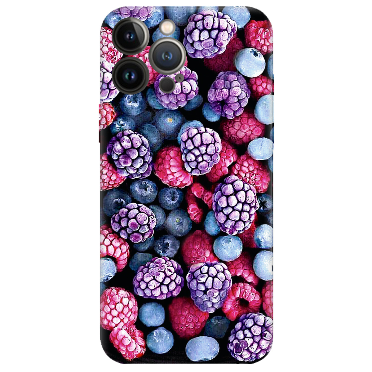 Чохол для Apple iPhone 13 Pro прозорий Frosty berry - фото 1 - Чохли для телефонів