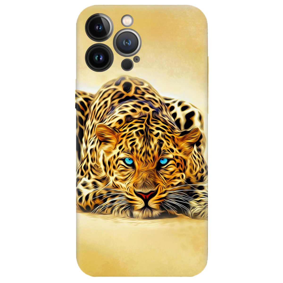 Чохол для Apple iPhone 13 Pro прозорий Леопард - фото 1 - Чохли для телефонів